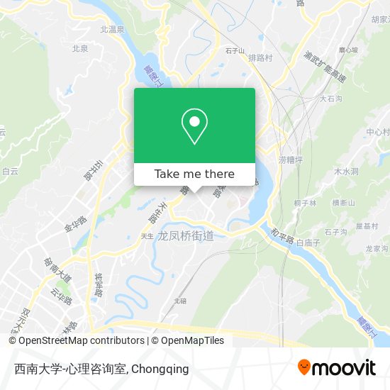 西南大学-心理咨询室 map