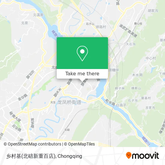 乡村基(北碚新重百店) map