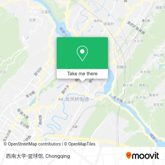 西南大学-篮球馆 map