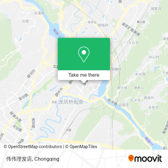 伟伟理发店 map