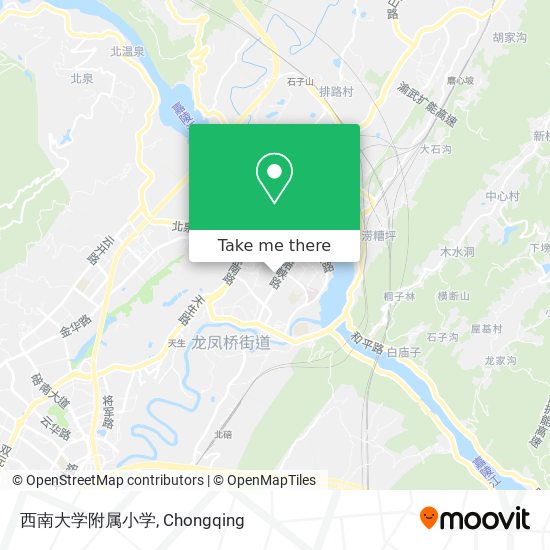 西南大学附属小学 map