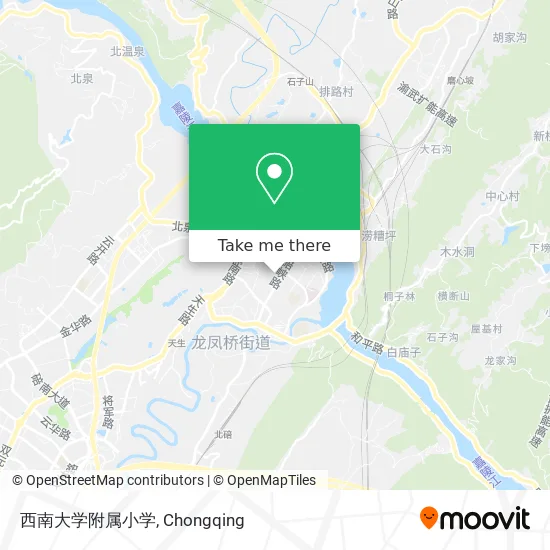 西南大学附属小学 map