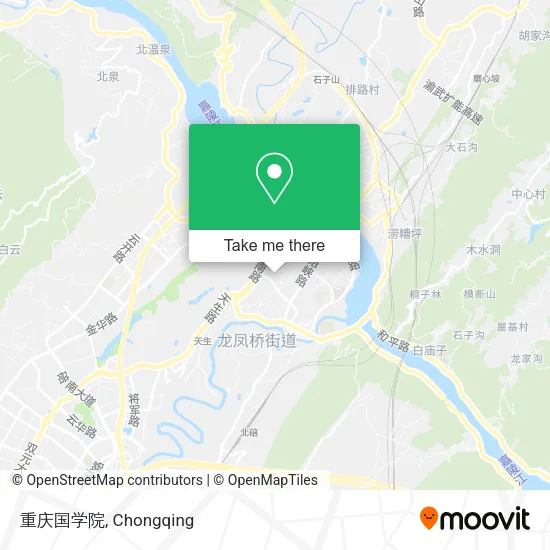 重庆国学院 map