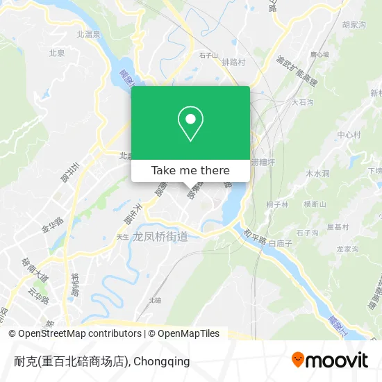 耐克(重百北碚商场店) map