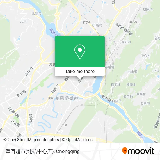 重百超市(北碚中心店) map