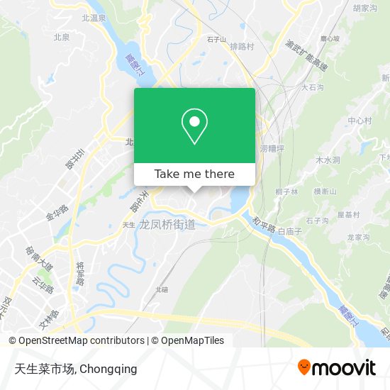 天生菜市场 map