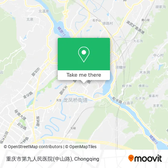 重庆市第九人民医院(中山路) map