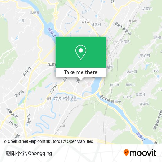 朝阳小学 map