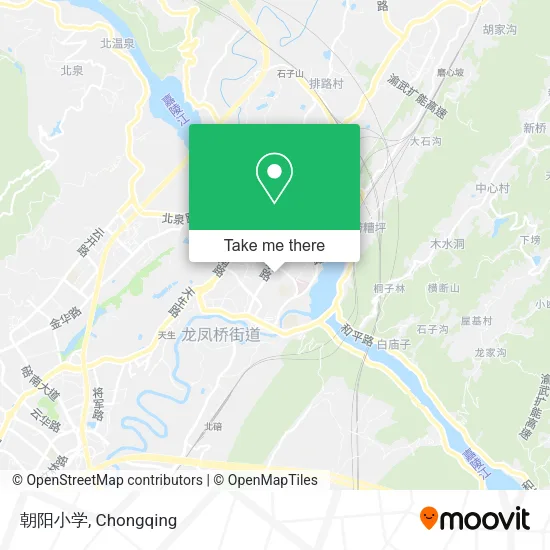 朝阳小学 map