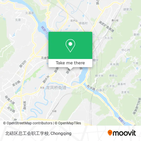 北碚区总工会职工学校 map
