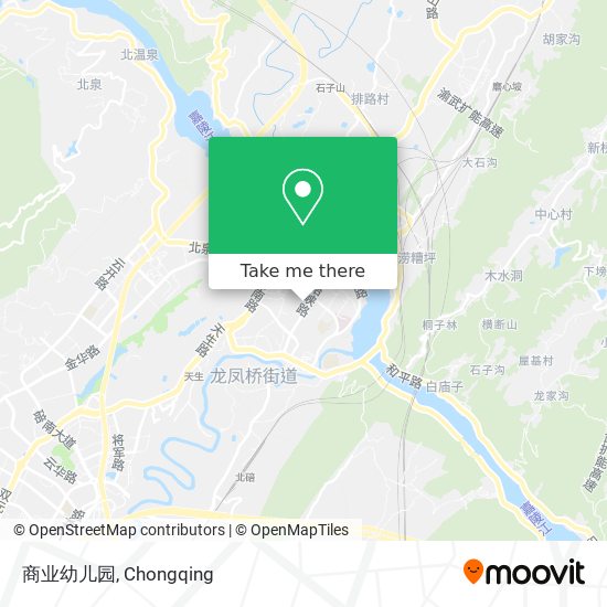 商业幼儿园 map