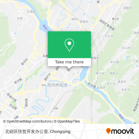 北碚区扶贫开发办公室 map