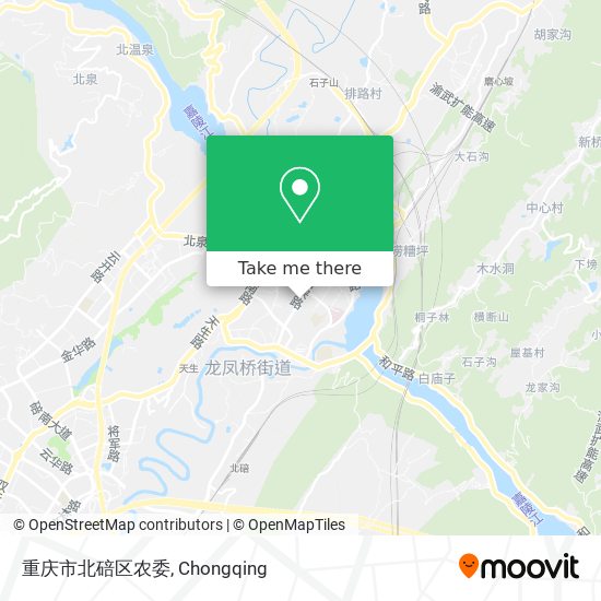 重庆市北碚区农委 map