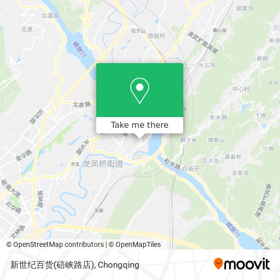 新世纪百货(碚峡路店) map