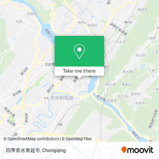 四季香水果超市 map