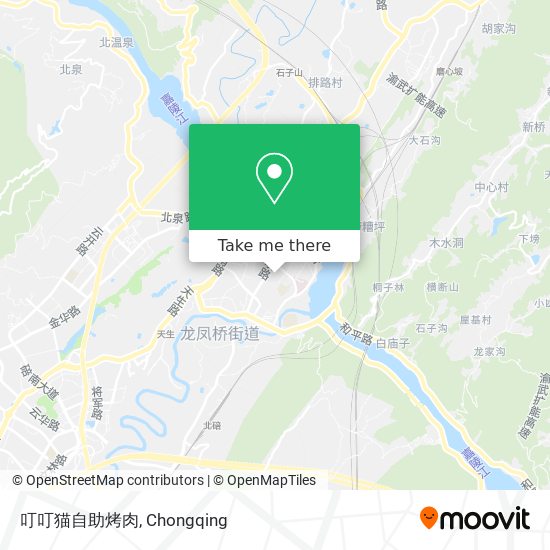 叮叮猫自助烤肉 map