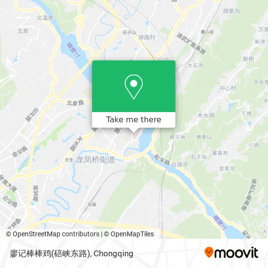 廖记棒棒鸡(碚峡东路) map