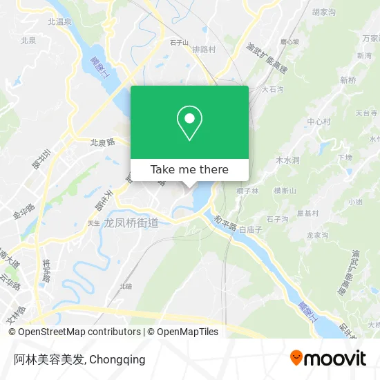 阿林美容美发 map