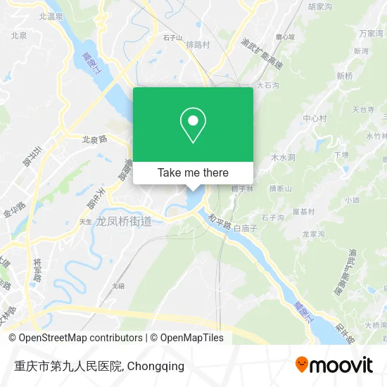 重庆市第九人民医院 map