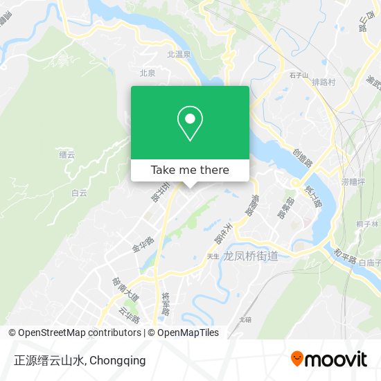 正源缙云山水 map