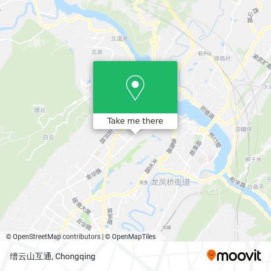 缙云山互通 map