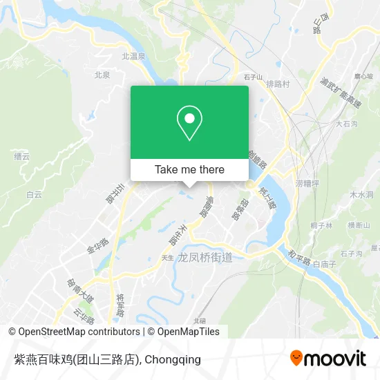紫燕百味鸡(团山三路店) map