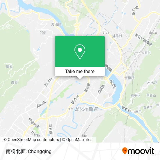 南粉北面 map