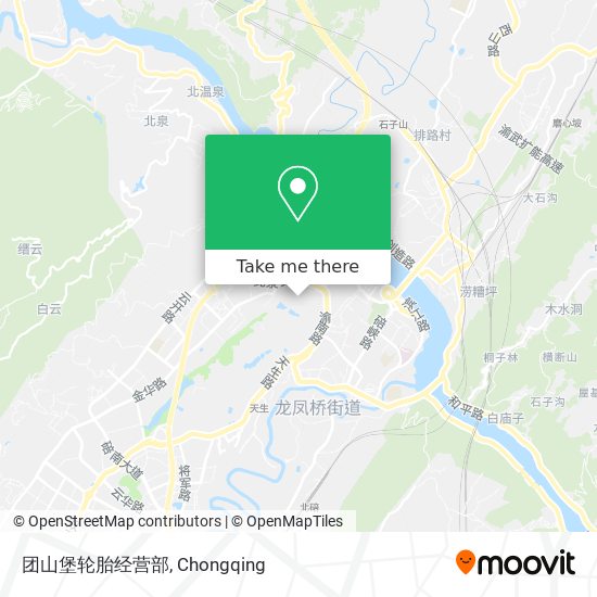 团山堡轮胎经营部 map