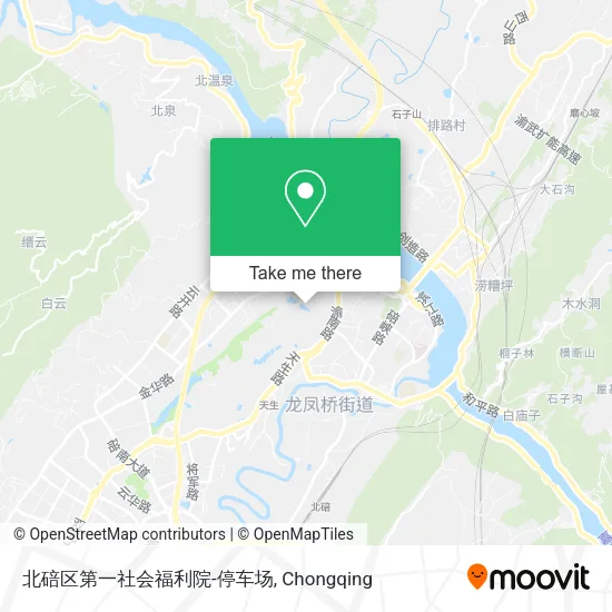 北碚区第一社会福利院-停车场 map