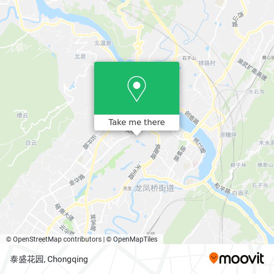 泰盛花园 map