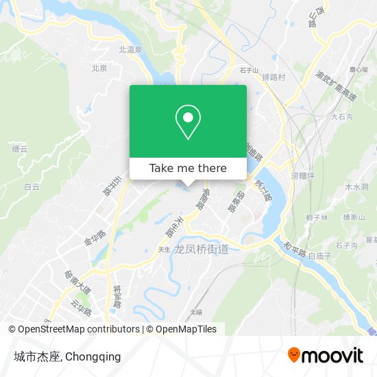 城市杰座 map