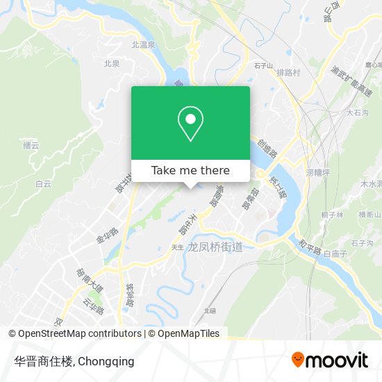 华晋商住楼 map