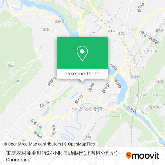 重庆农村商业银行24小时自助银行(北温泉分理处) map