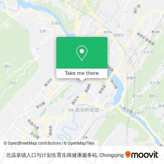 北温泉镇人口与计划生育生殖健康服务站 map