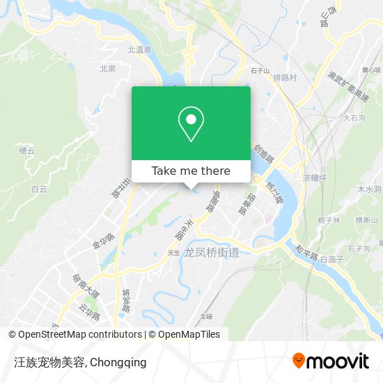 汪族宠物美容 map