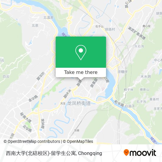 西南大学(北碚校区)-留学生公寓 map
