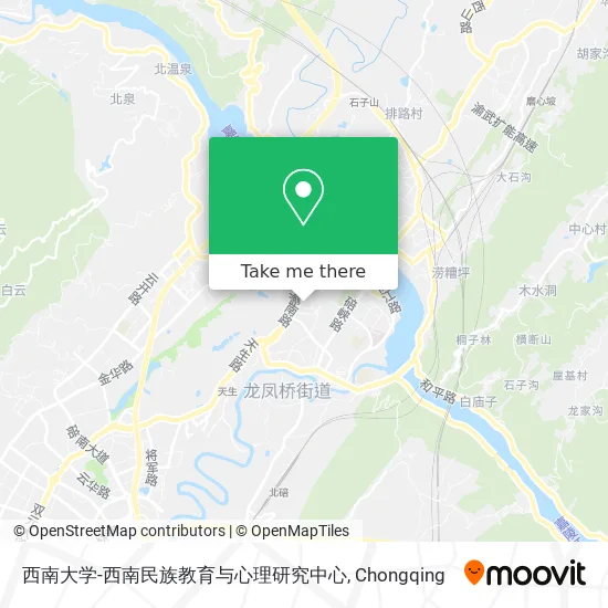 西南大学-西南民族教育与心理研究中心 map