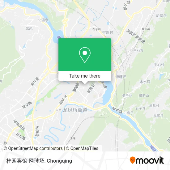 桂园宾馆-网球场 map
