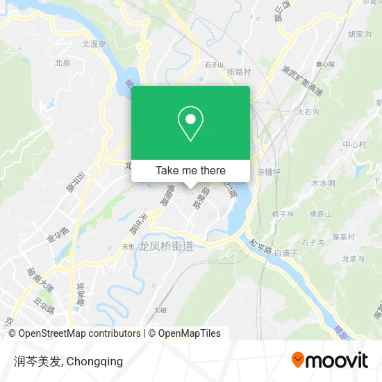 润芩美发 map