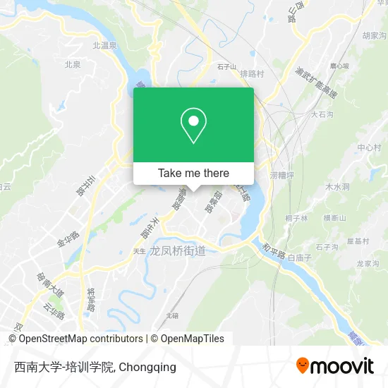 西南大学-培训学院 map
