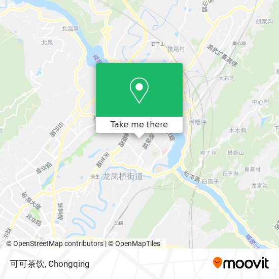 可可茶饮 map