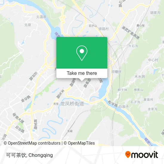 可可茶饮 map