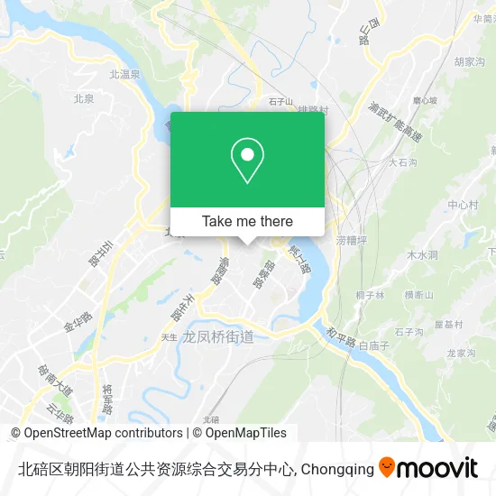 北碚区朝阳街道公共资源综合交易分中心 map