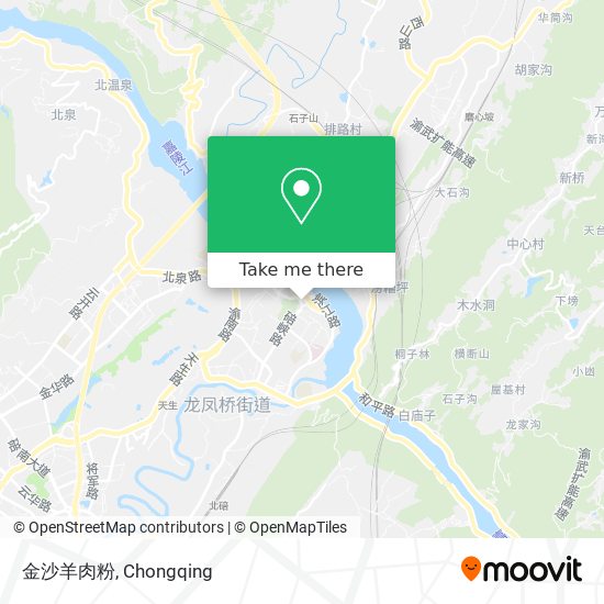 金沙羊肉粉 map