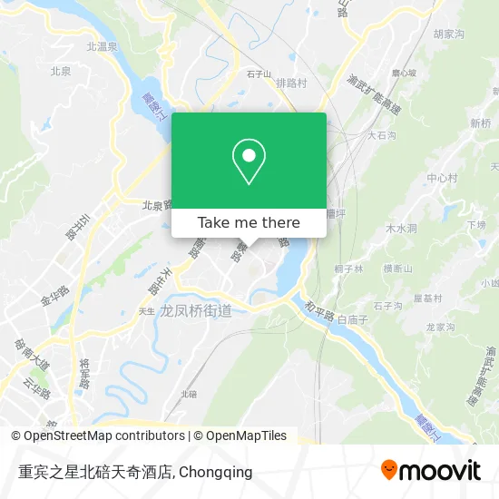 重宾之星北碚天奇酒店 map