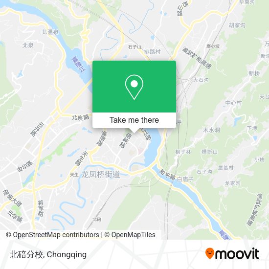北碚分校 map