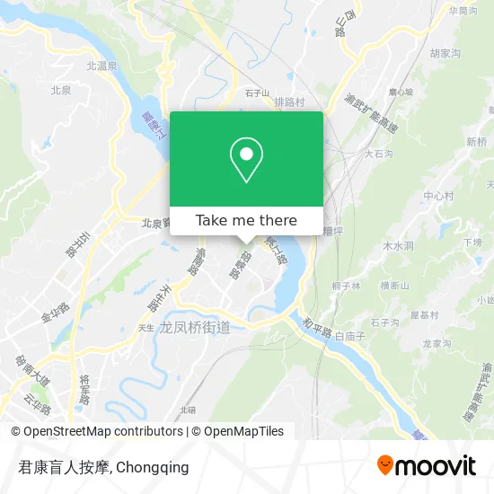 君康盲人按摩 map