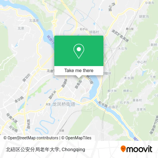 北碚区公安分局老年大学 map