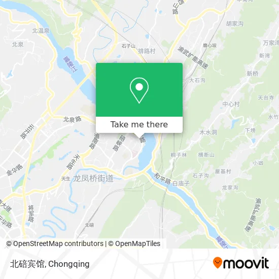 北碚宾馆 map