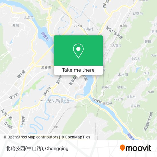 北碚公园(中山路) map